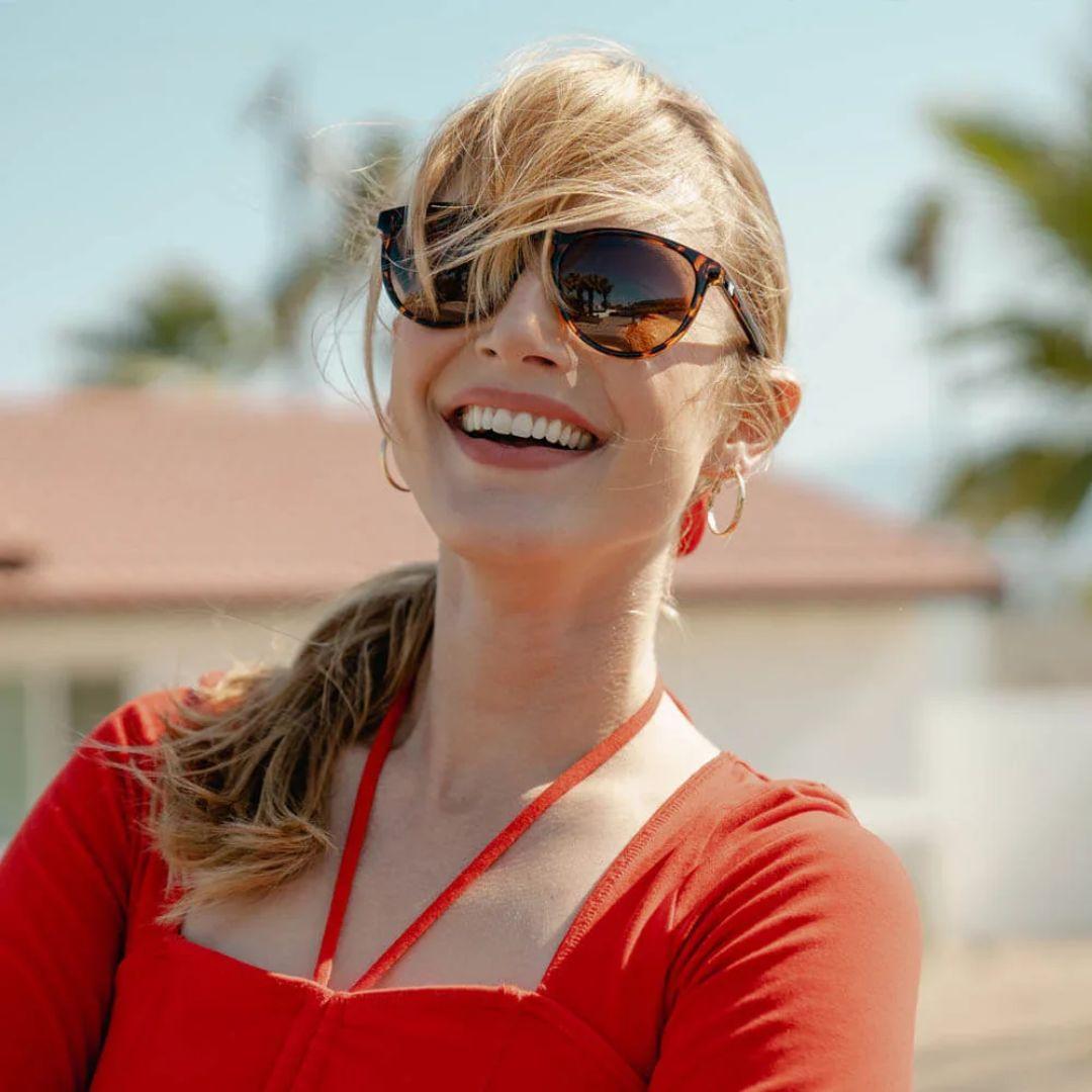 Knockaround Glossy Tortoise Shell/Amber Mai Tais Sunglasses